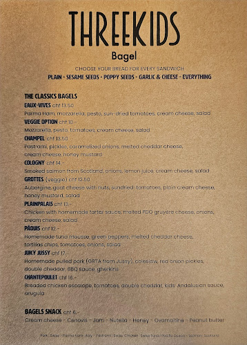 Threekids le bagel artisanal - Geneva