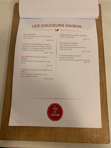 Opinii despre Au Pied de Cochon în Geneva - Gastronomie und Hotellerie