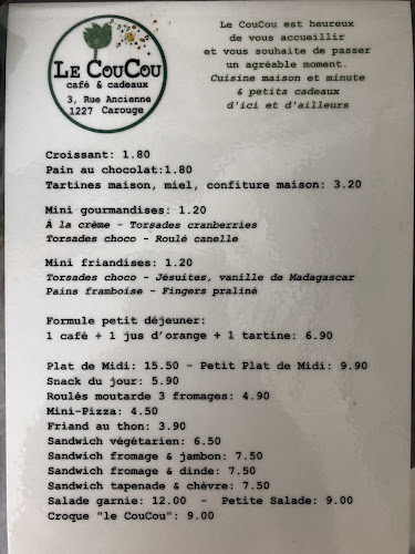 Opinii despre Le CouCou în Carouge - Gastronomie und Hotellerie